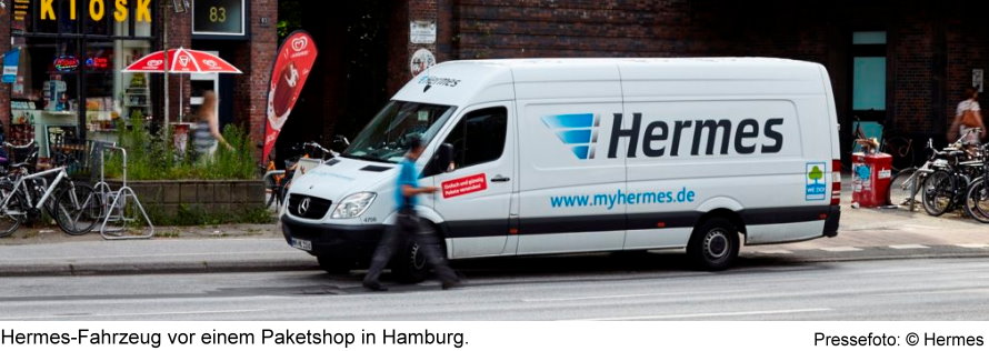 Fahrzeug von Hermes