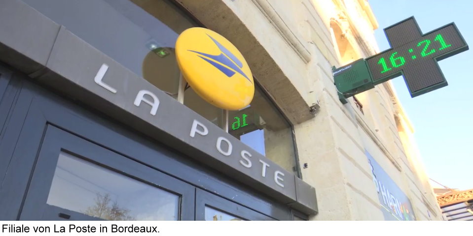 Filiale von La Poste in Bordeaux