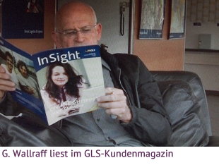 Günter Wallraff liest im GLS-Kundenmagazin