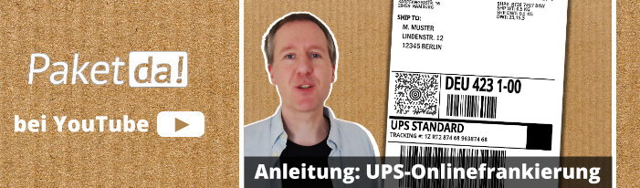 UPS-Portokauf-Anleitung bei Youtube
