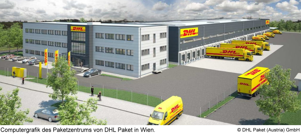 DHL Paketzentrum in Wien