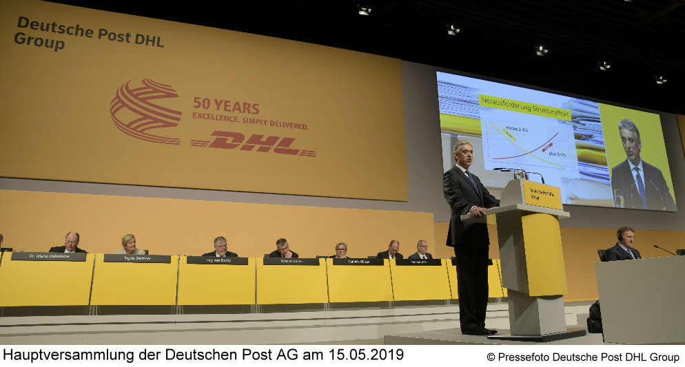 Hauptversammlung der Deutschen Post am 15.05.2019