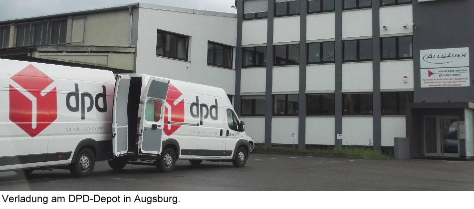 Rendezvous am DPD Depot Augsburg
