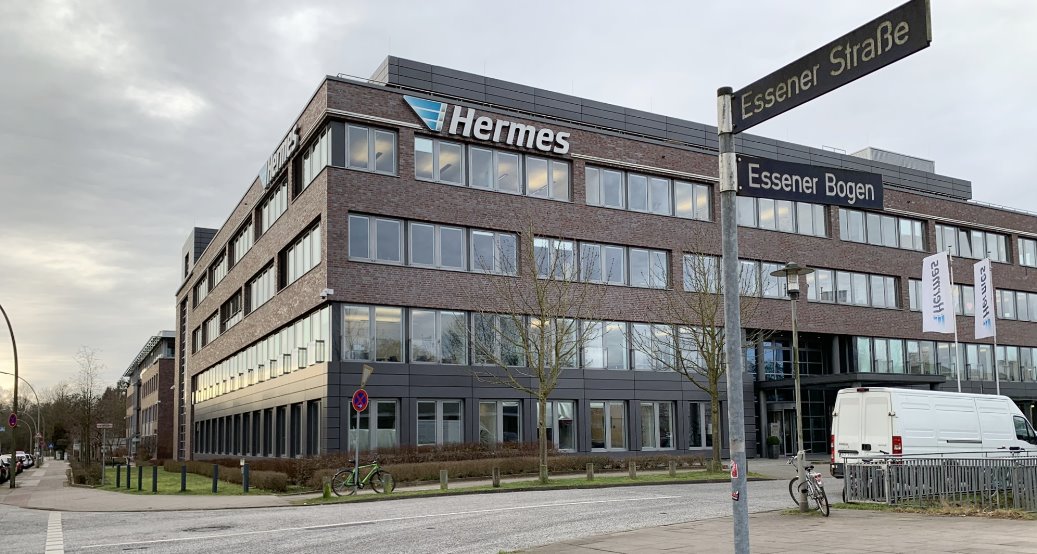 Gebäude der Hermes-Zentrale in Hamburg