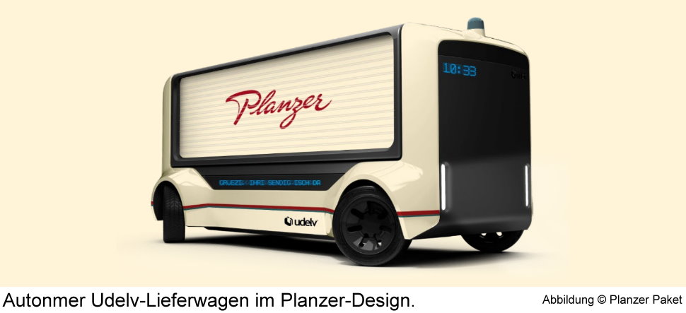 Planzer-Lieferwagen von Udelv (Entwurf)
