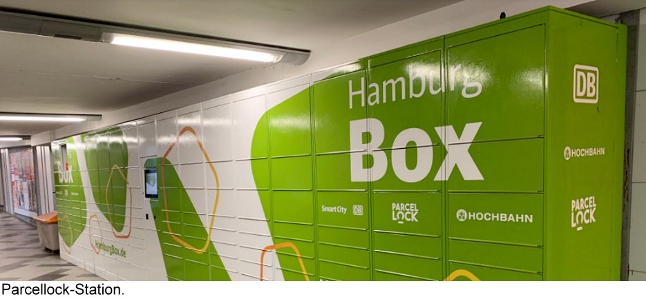 Parcellock-Station als HamburgBox
