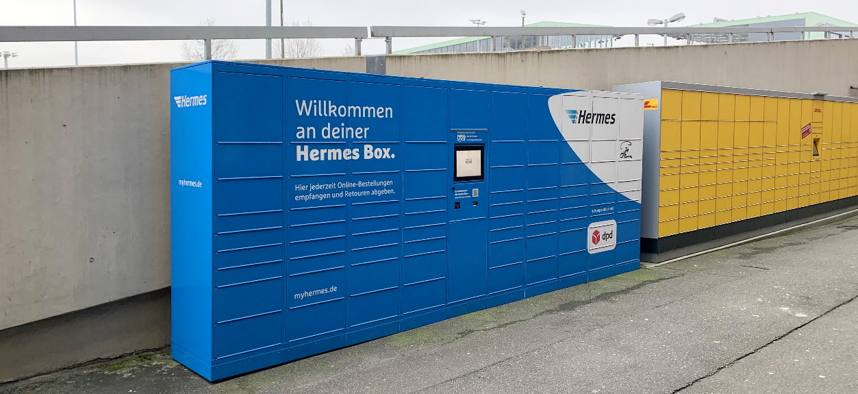 Hermes Box Abholstation in Hamburg