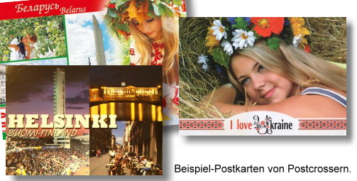 Postcrossing-Postkarten