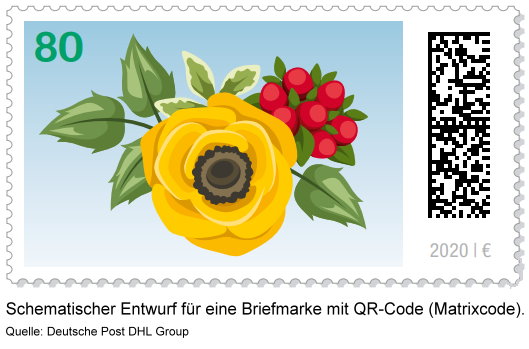 Aufkleben briefmarke richtig Briefmarken online